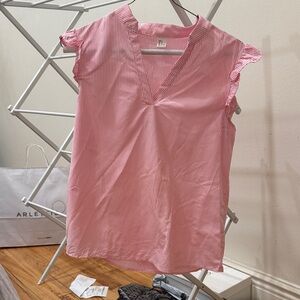 Pink Striped Women's Top